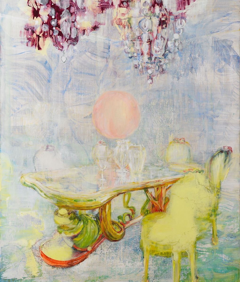 Adrienne Gaha - Interior with 'Abyss Table'