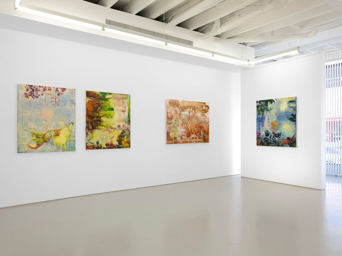 Adrienne Gaha - Installation View Adrienne Gaha 'Verdure' + Marisa Purcell 'Outside In'