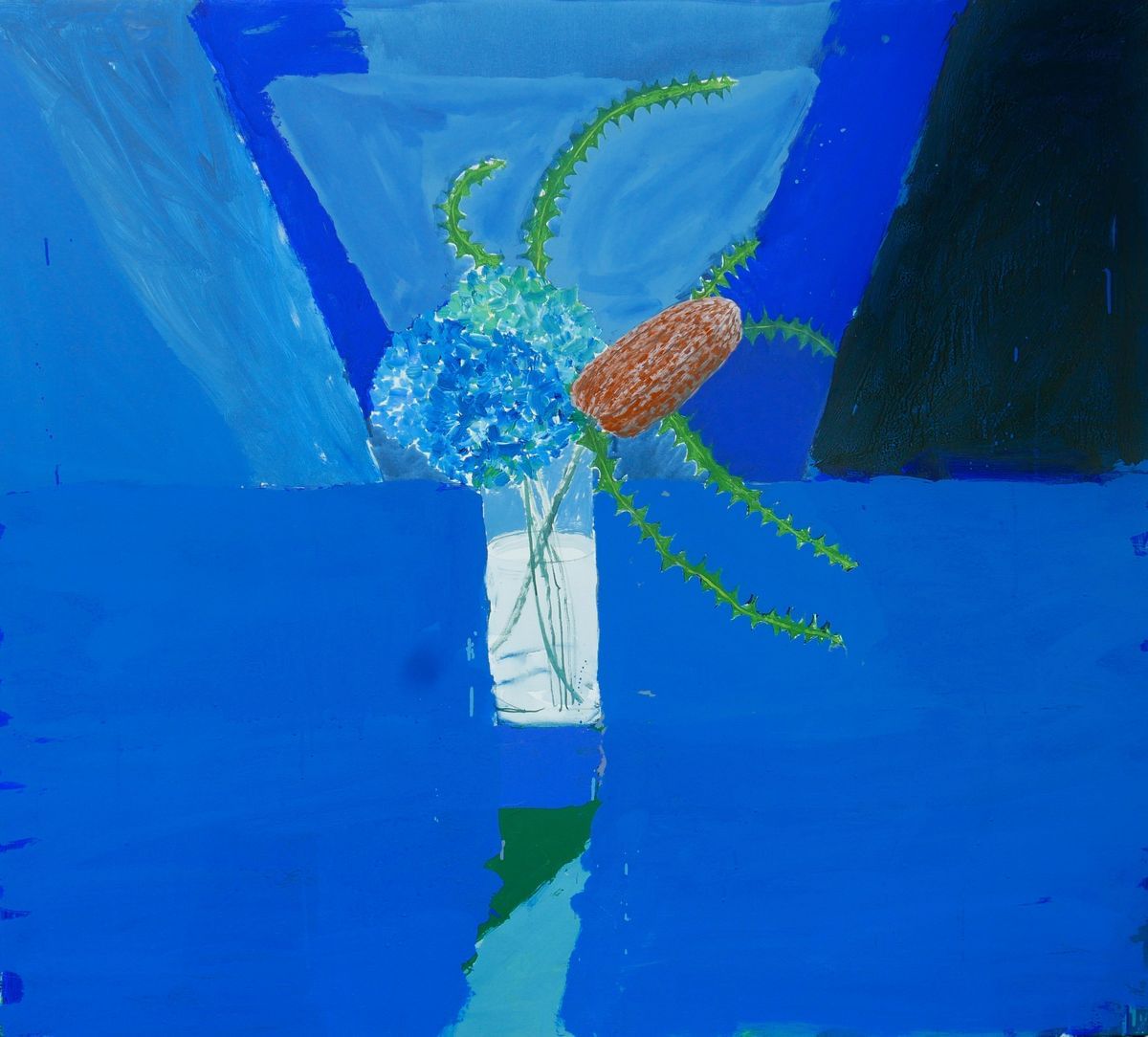 Sally Anderson - Blue Island, Banksia, Blue