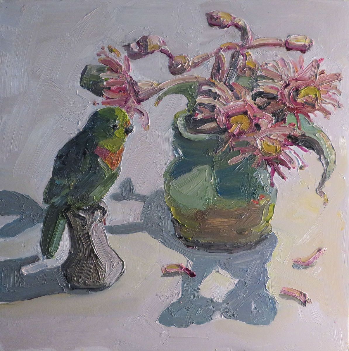 Jane Guthleben - Blossom And Parrot