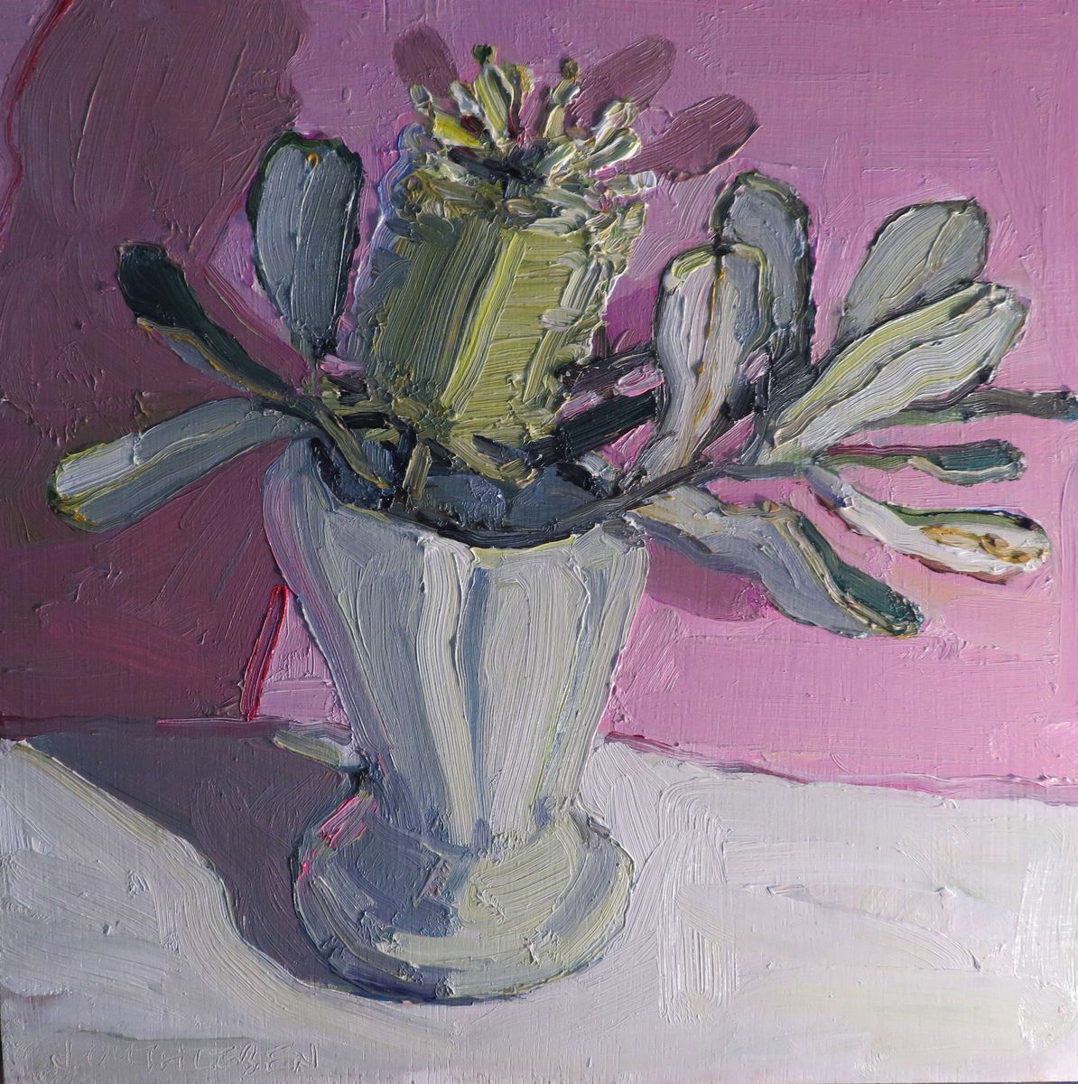 Jane Guthleben - Little Banksia In Diana Vase