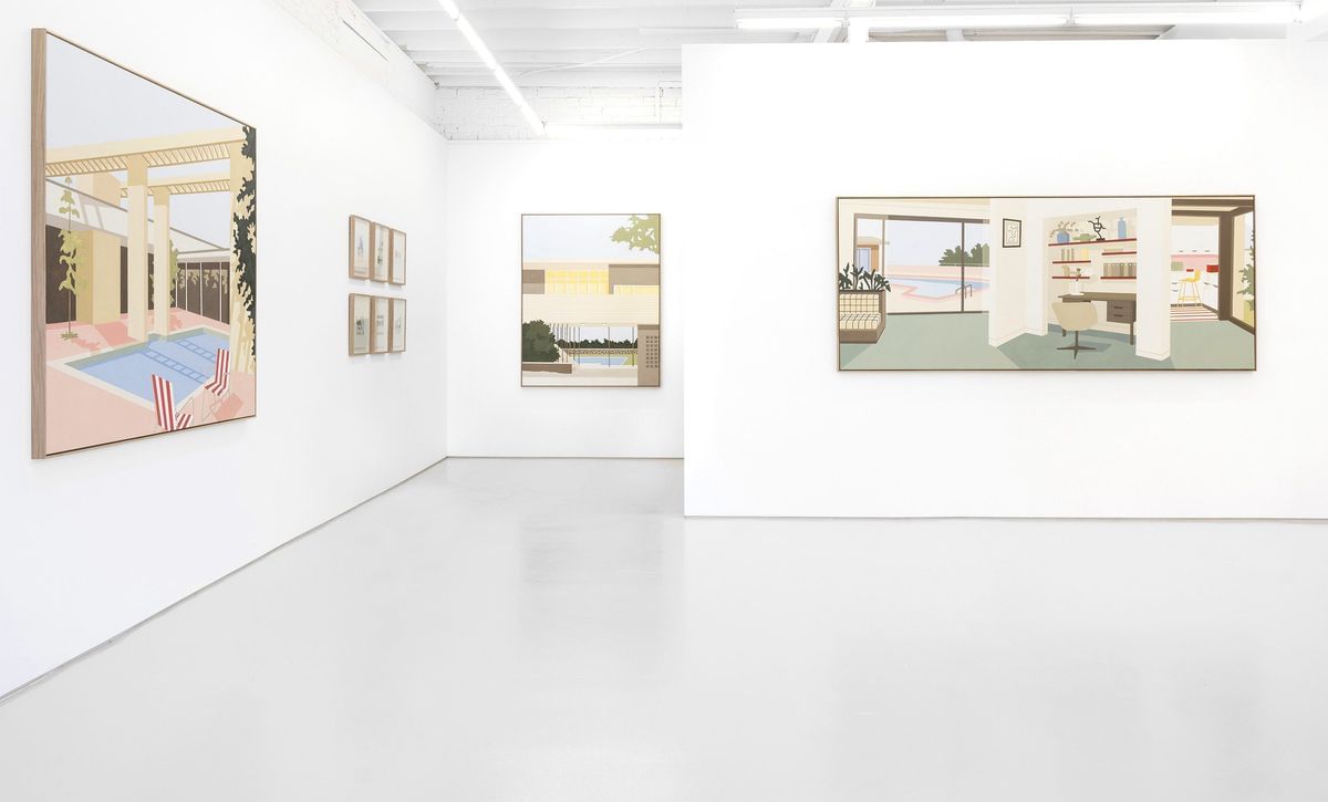 Eliza Gosse - 'YOU'RE POOLSIDE AND EVERYTHING IS PERFECT' Installation View