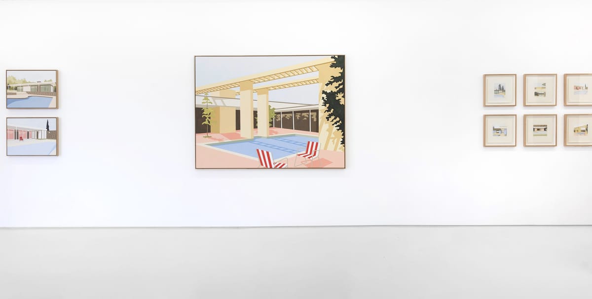 Eliza Gosse - 'YOU'RE POOLSIDE AND EVERYTHING IS PERFECT' Installation View