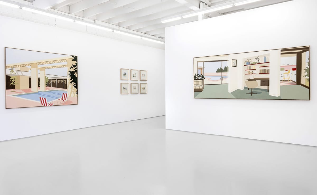 Eliza Gosse - 'YOU'RE POOLSIDE AND EVERYTHING IS PERFECT' Installation View