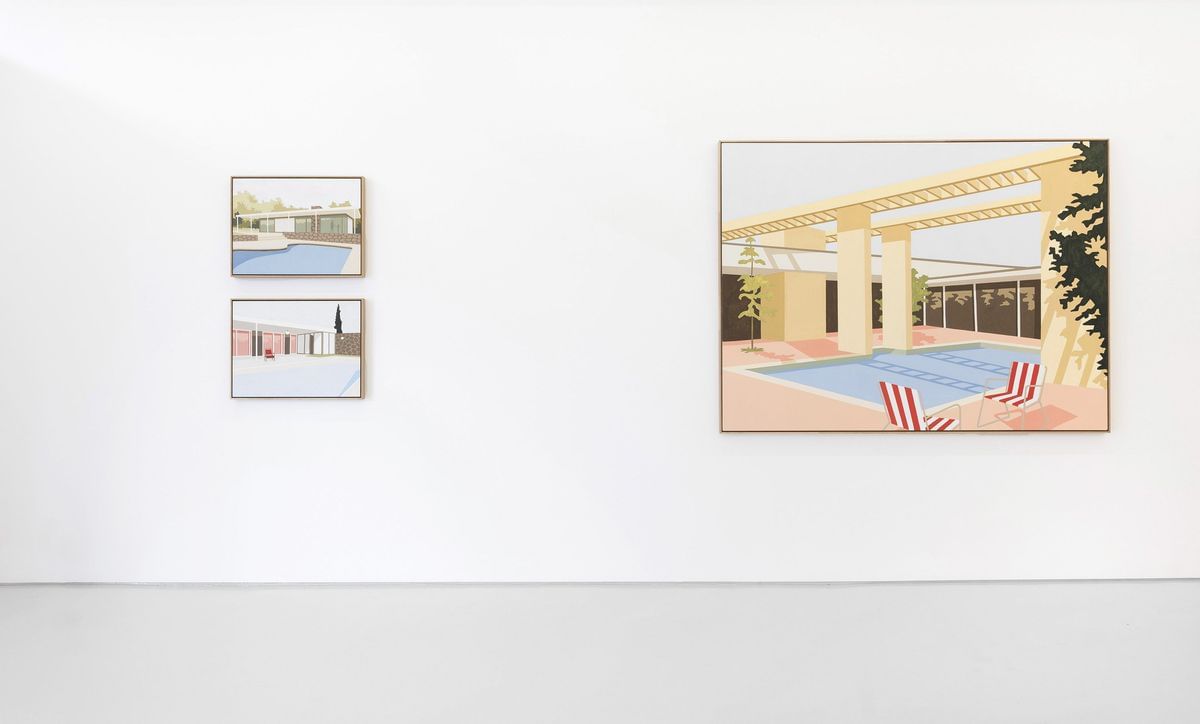Eliza Gosse - 'YOU'RE POOLSIDE AND EVERYTHING IS PERFECT' Installation View