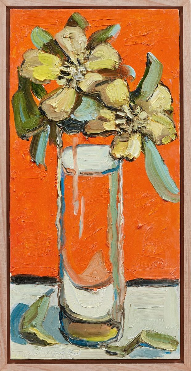 Jane Guthleben - Snake Vine In A Skinny Vase (Orange)