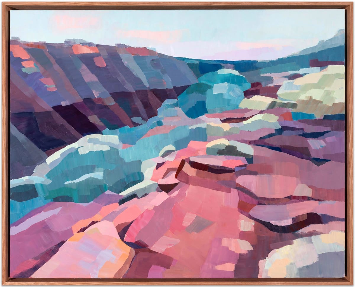 Lyndal Hargrave - Morning Walk, Kings Canyon