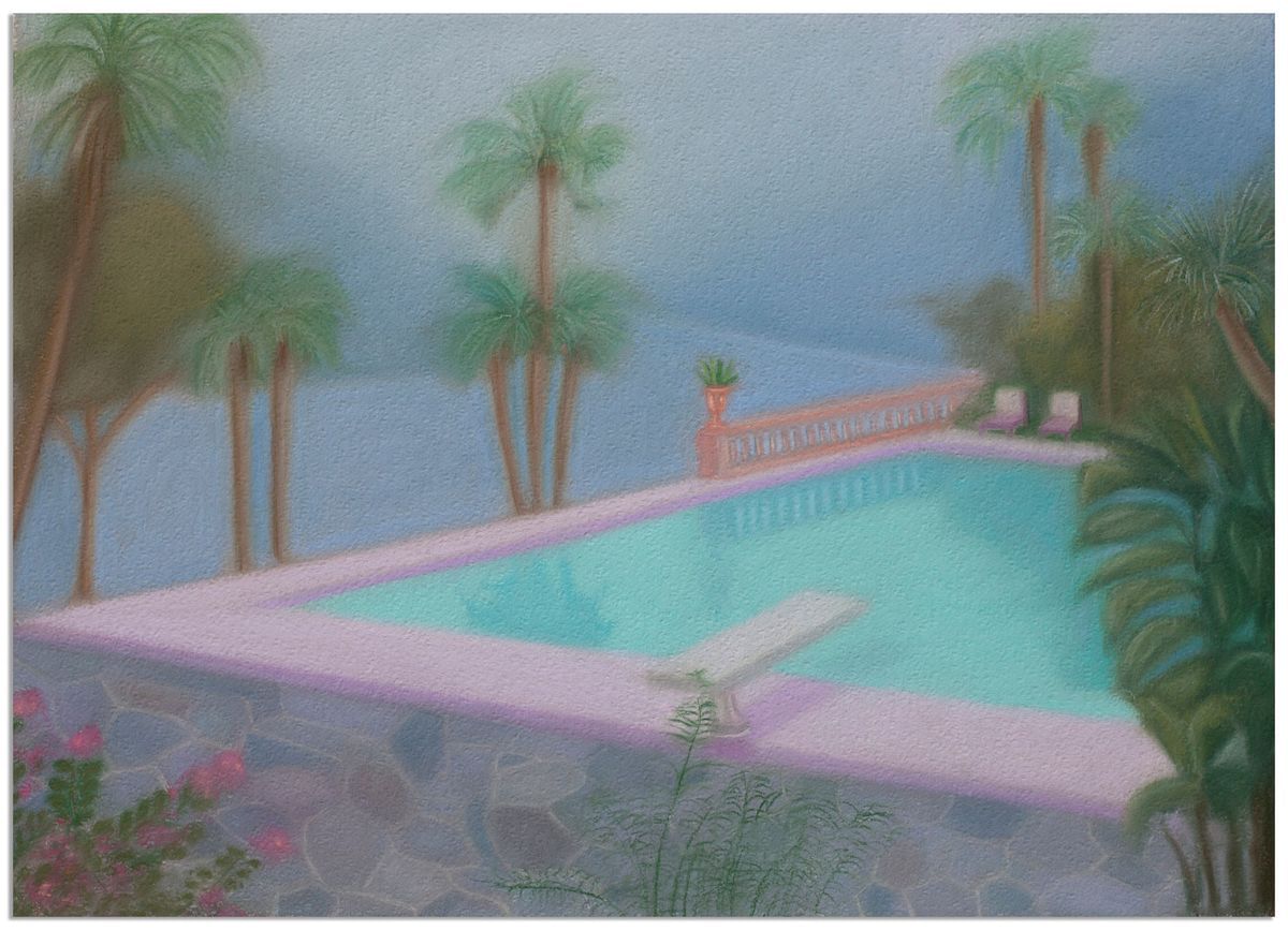 Lucy O'Doherty - Bellagio Pool And Melting Mountains