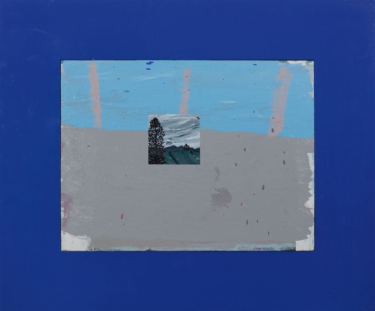 Drowning Landscape With My Post Of A Break In The Rain by Sally Anderson