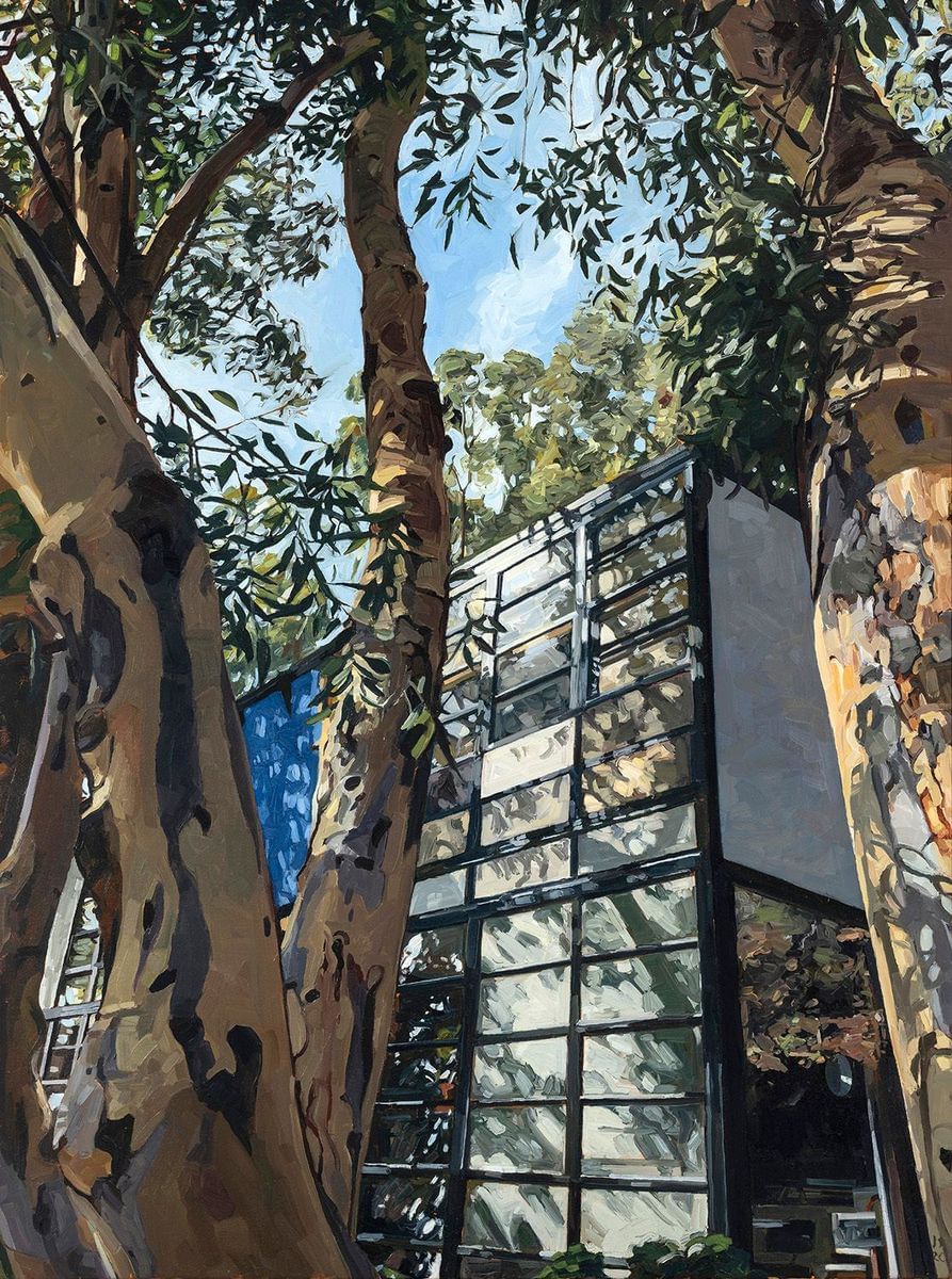 Judith Sinnamon - Santa Monica Eucalypts (Eames House) #2,