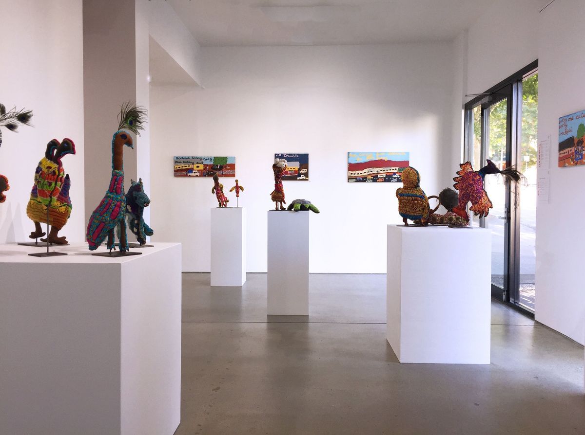 Yarrenyty Arltere Artists - EDWINA CORLETTE GALLERY Installation View