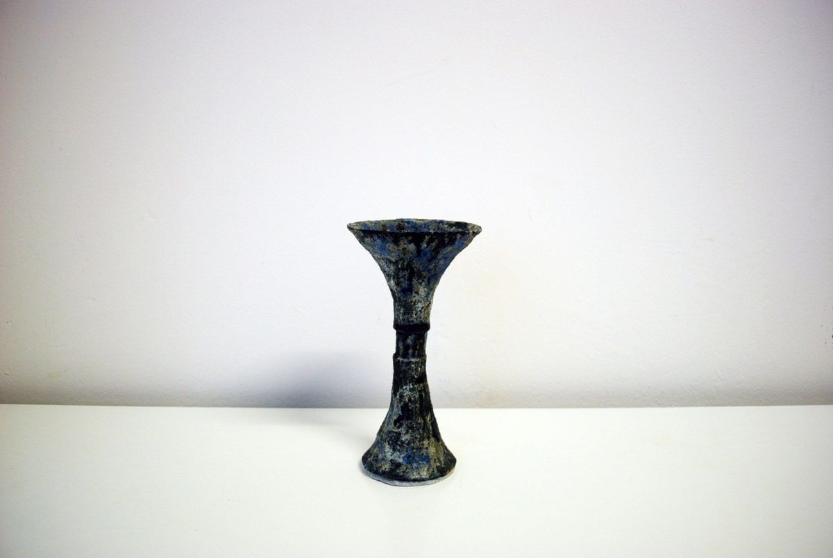 Julie Pennington - Blue Bronze Ritual Vessel