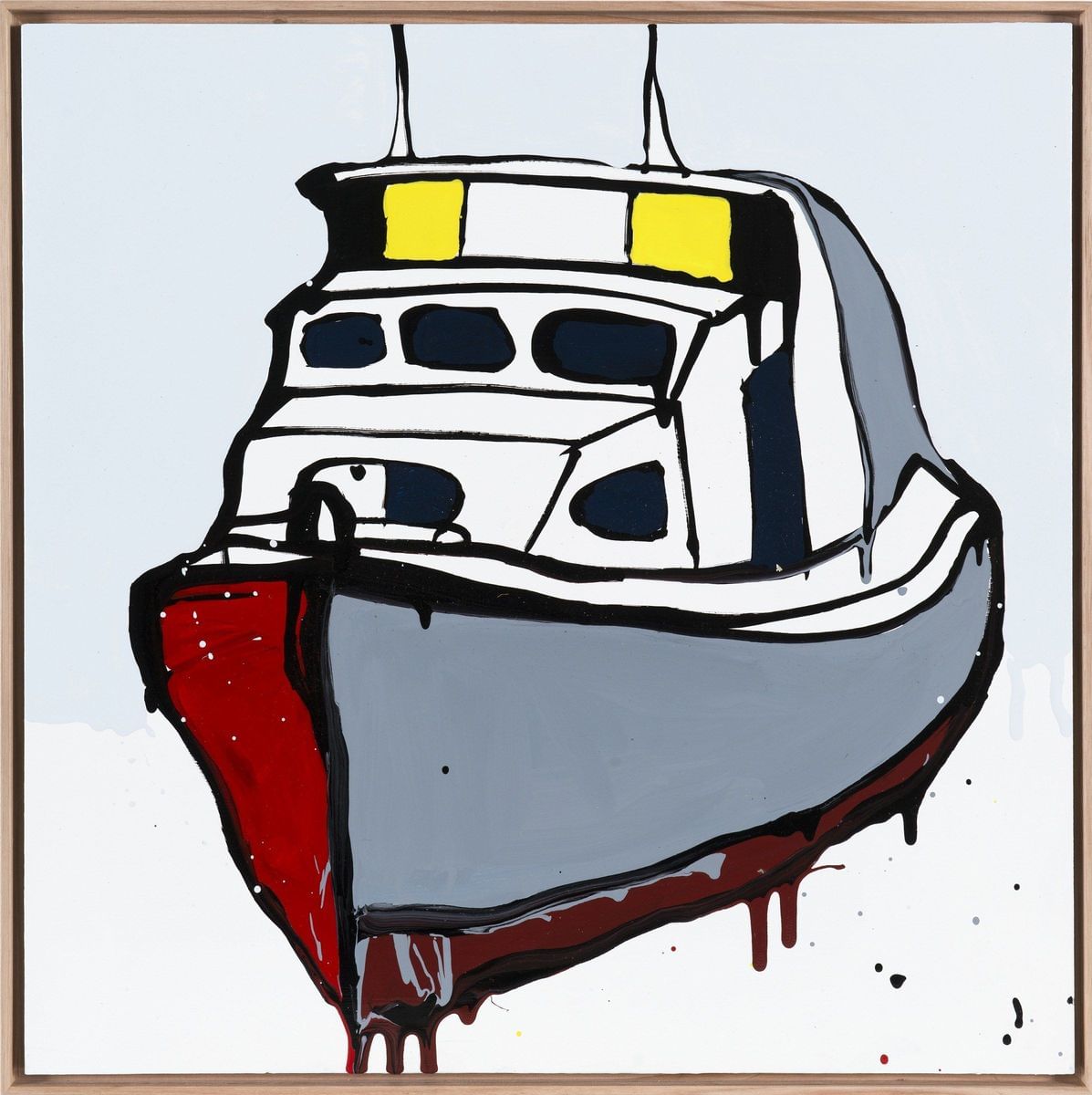 Broken Jetty Boat, Manly by Jasper Knight