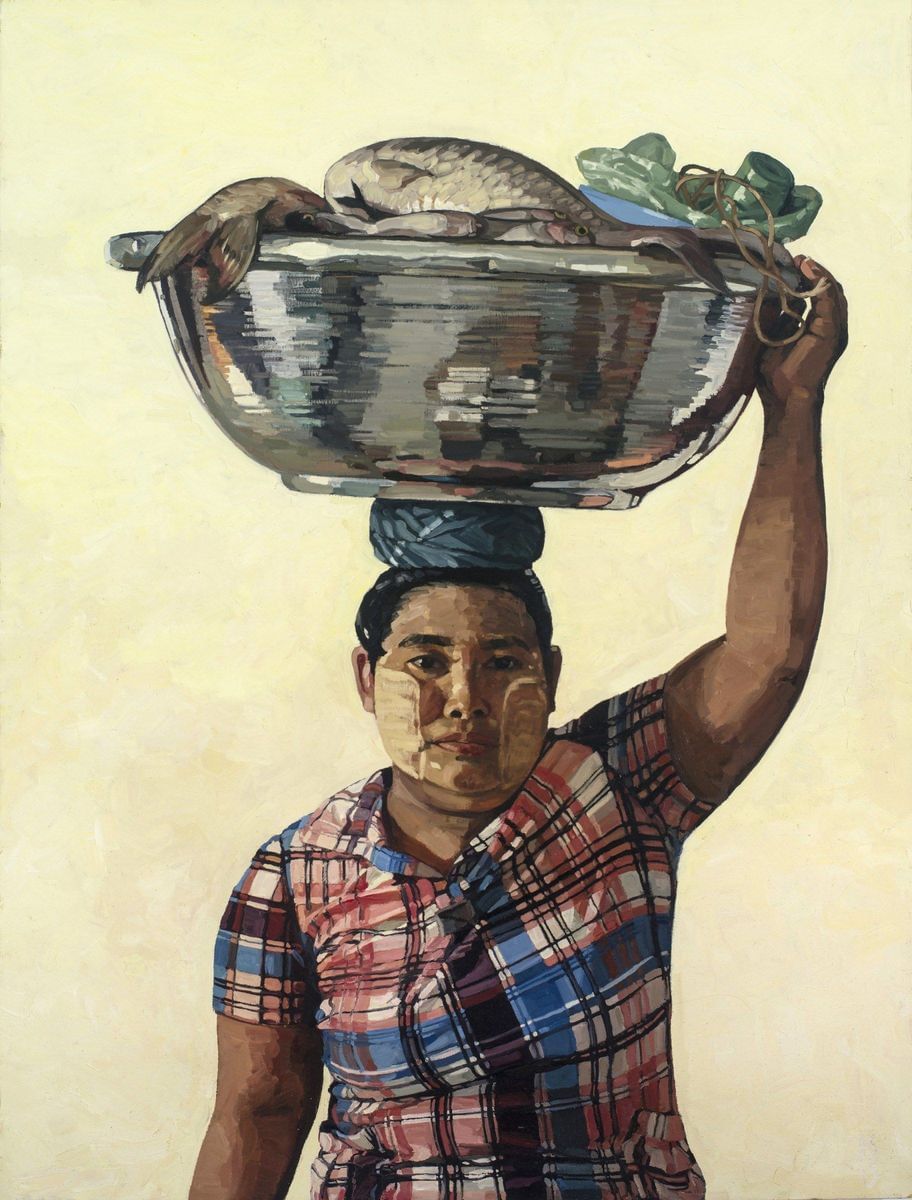 Judith Sinnamon - Aye Aye Win (Woman With Fish On Her Head)