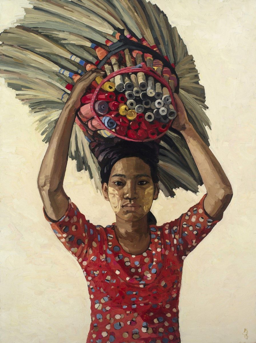 Judith Sinnamon - Shimee (Woman With Brooms On Her Head)