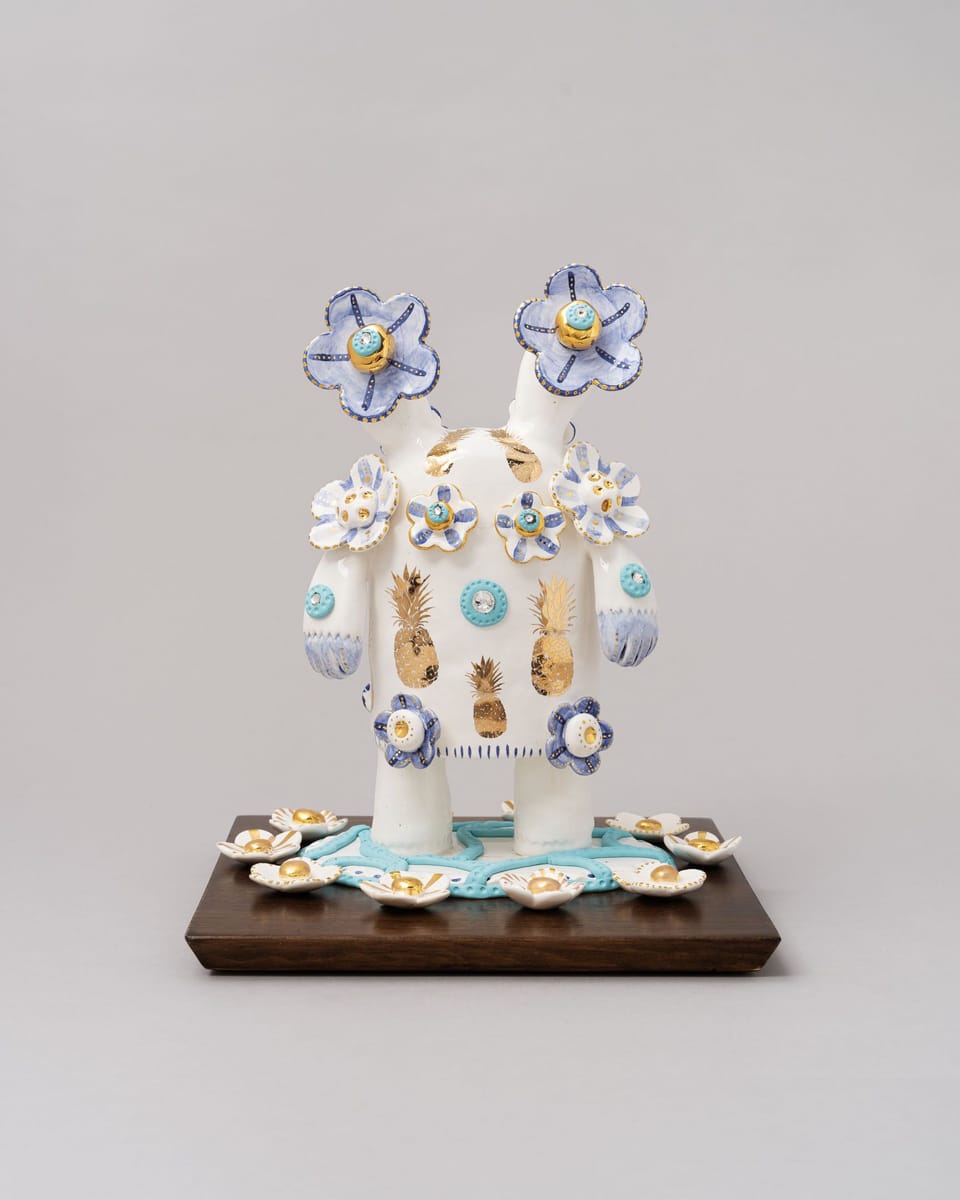 Vipoo Srivilasa - Self-Portrait as the Deity of Friendship (front)