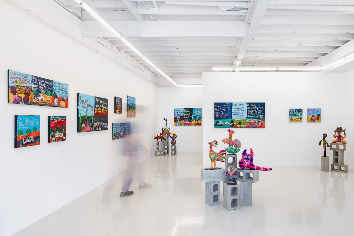 Yarrenyty Arltere Artists Sally M Nangala Mulda Works from the Town Camp Pay Day 2024 23