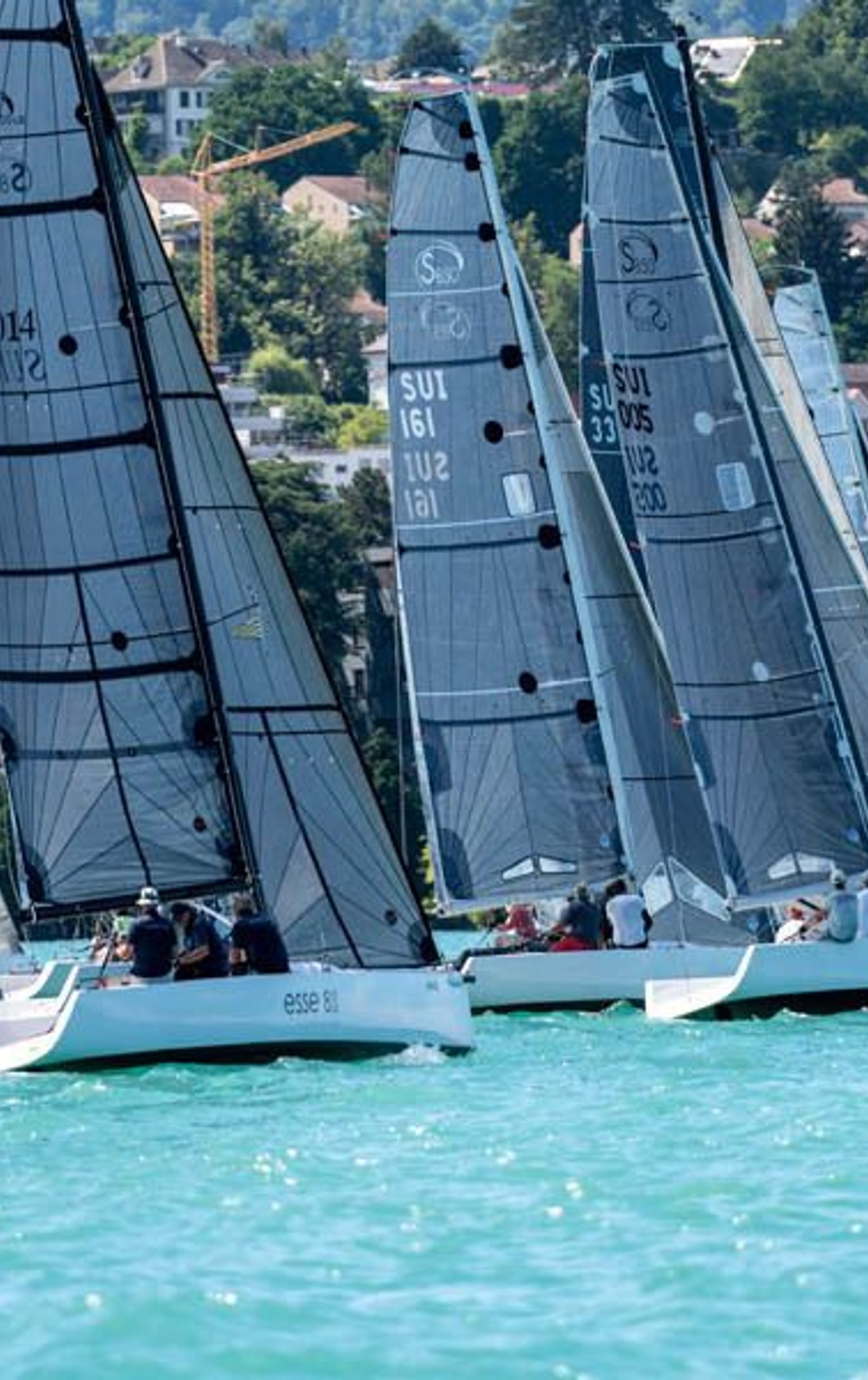 Essboats alle Klassen. Ideal Bedingungen. Neues Esseboats Regattaformat erfolgreich gestartet.