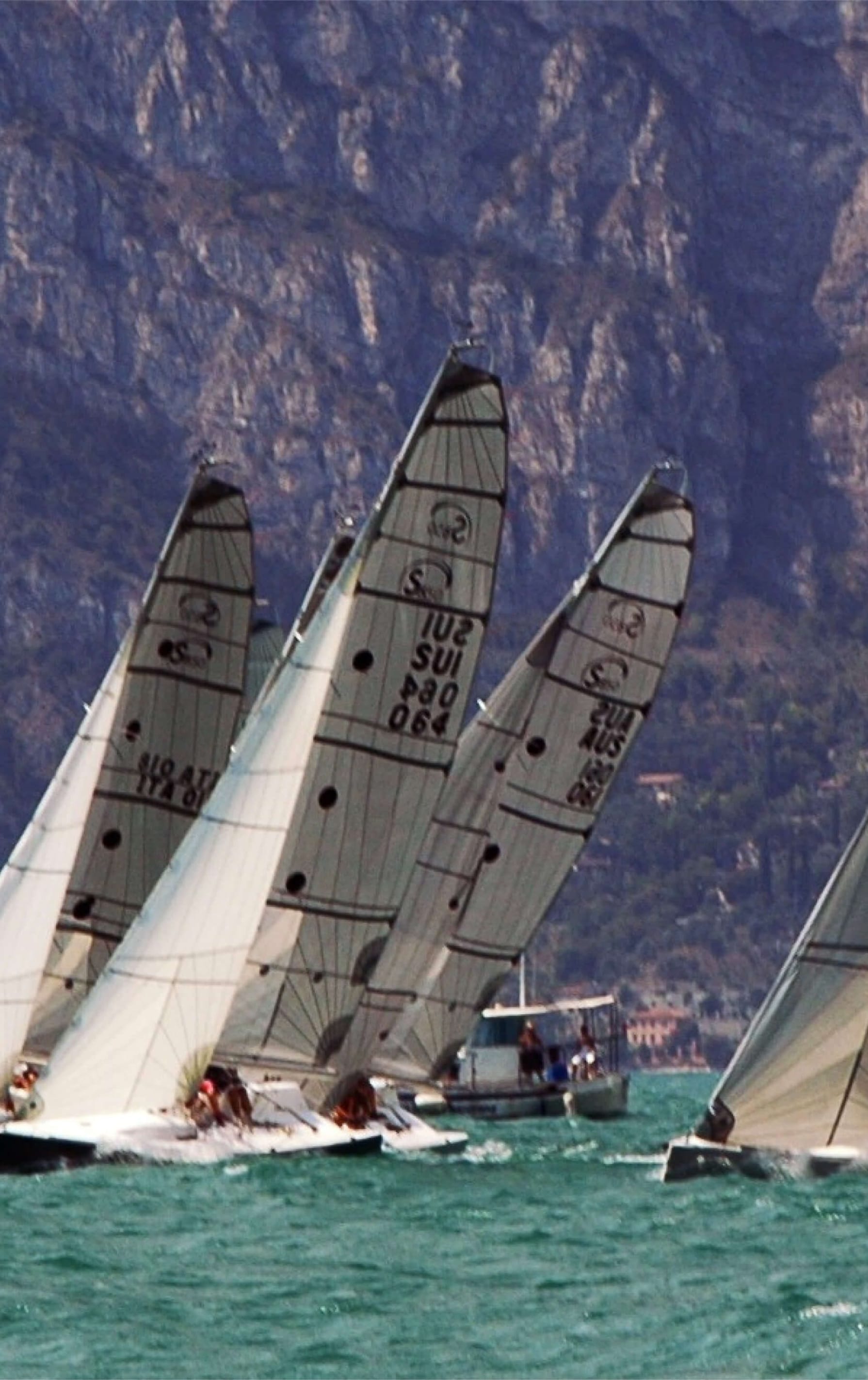 ESSE 850: Das Segelboot für eine Segel-Regatta.