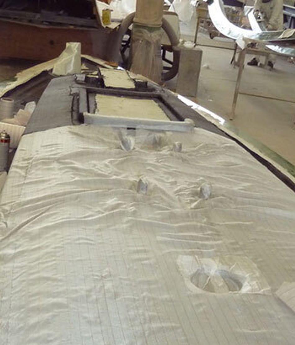 So wird ein esseboats segelboot gebaut rumpf laminieren