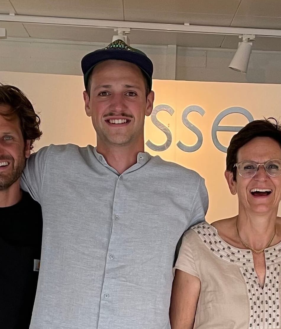 Esseboats neue Generation das Team: Josef Schuchter übergibt an seine Söhne Florian, Gregor und Stefan.