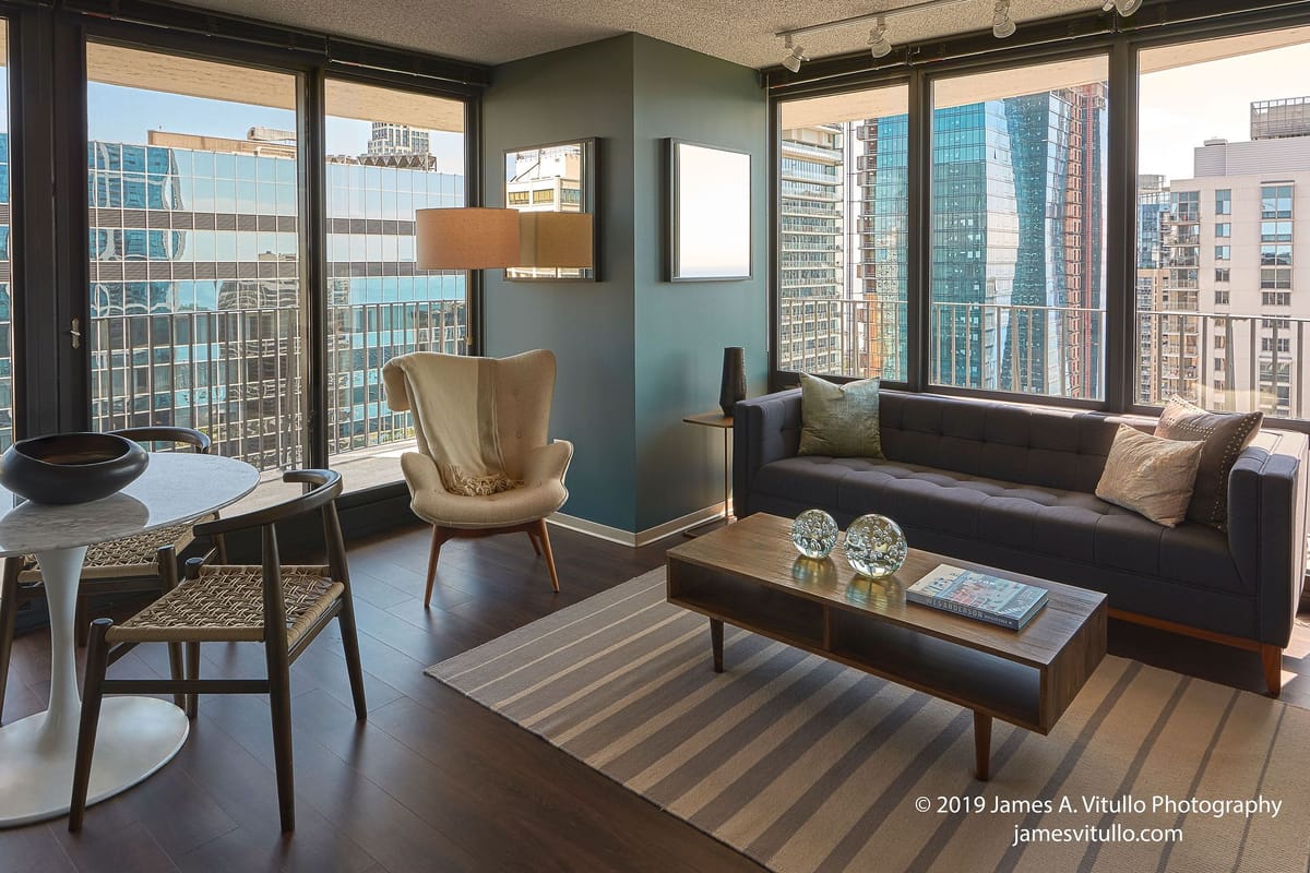 Play Up the Panoramic Views and Natural Light