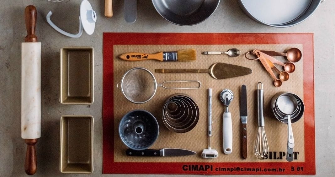 Utensílios indispensáveis para um bela torta