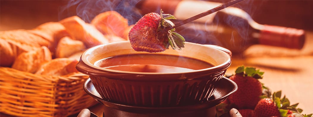 Fondue de Chocolate, a melhor sobremesa de inverno