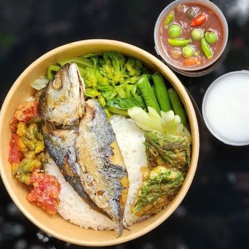 Rice Set With Shrimp Paste 