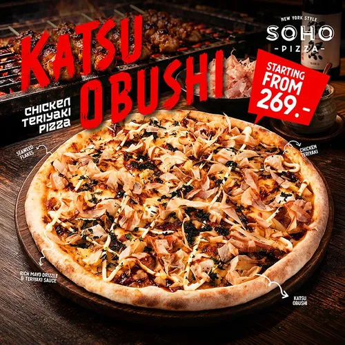 Katsuobushi Chicken Teriyaki Pizza 9