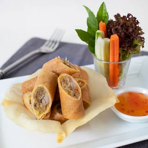 ปอเปี๊ยะทอดกุ้ง