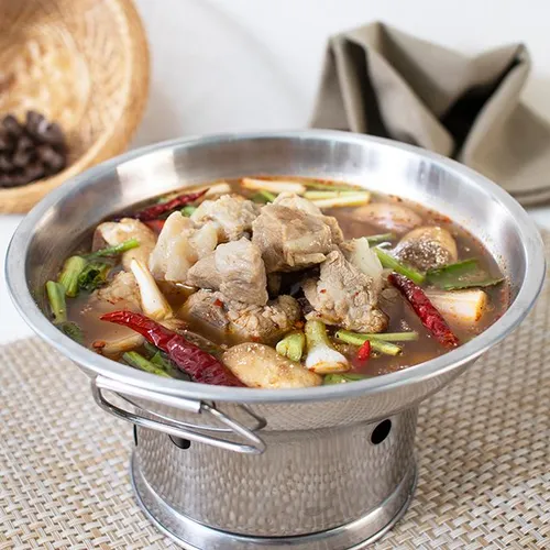 ต้มแซ่บซี่โครงหมูหม้อไฟ