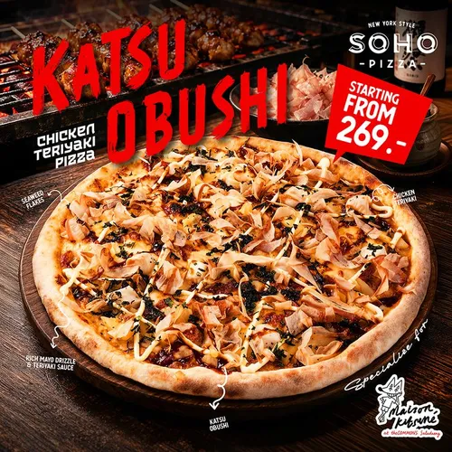 Katsuobushi Chicken Teriyaki Pizza 15˝