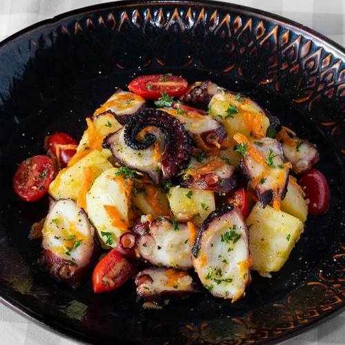Xtapodi (Hot Octopus Salad)