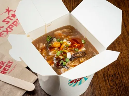 HOT & SOUR SZECHUAN STYLE SOUP