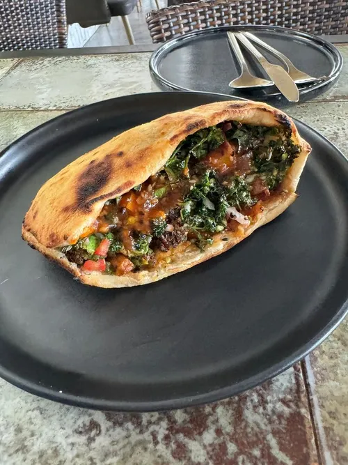 Falafel Pizza Pocket