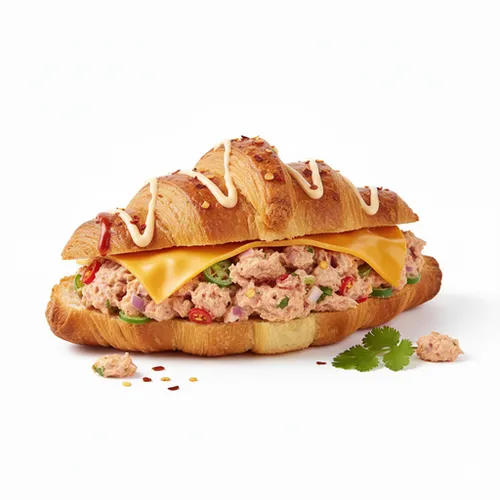 Spicy tuna melt croissant (big)