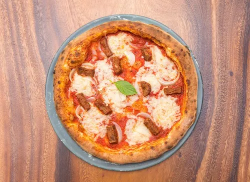 Vegan Italian Sausage Pizza