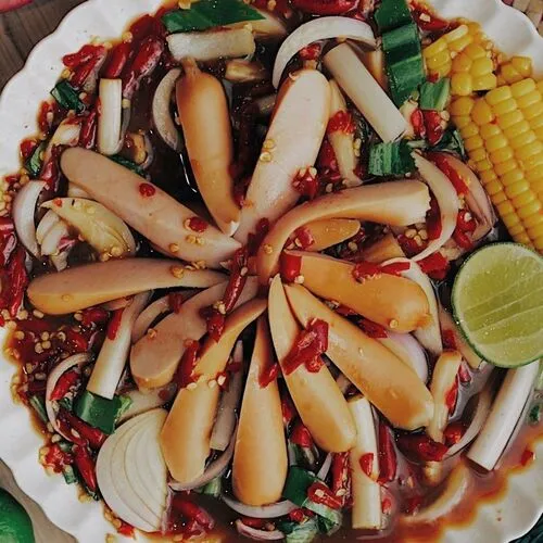 Spicy Smoked Sausage Salad