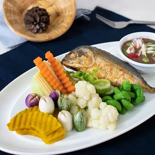 น้ำพริกกะปิปลาทูทอด