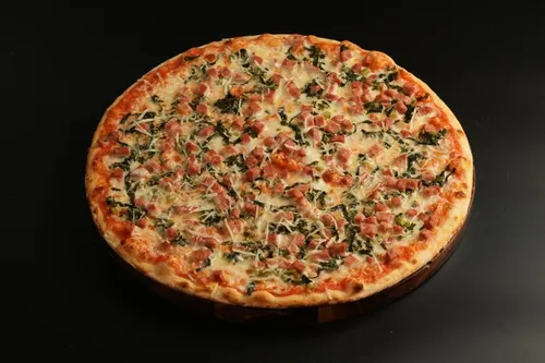 Smoked Meatloaf & Spinach Pizza