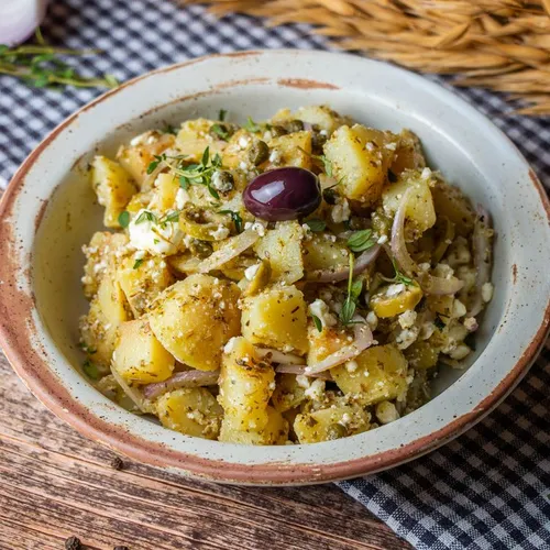 Greek Olive Potato Salad