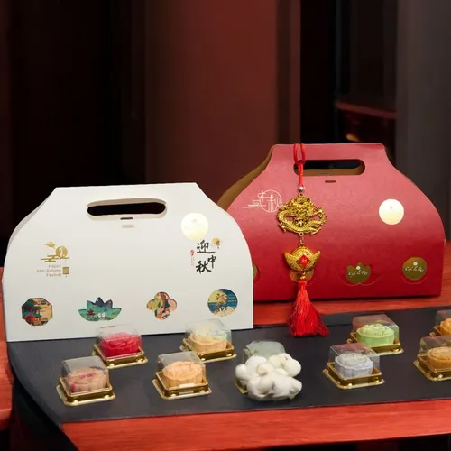 Mooncake Set In Bag (4 Pieces, 4 Fillings)