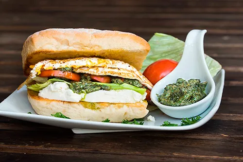 Scarface Veggie Sandwich