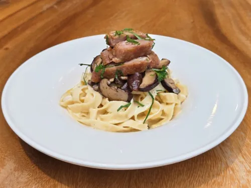 Italian Pork Sausage, Mushroom and Cream