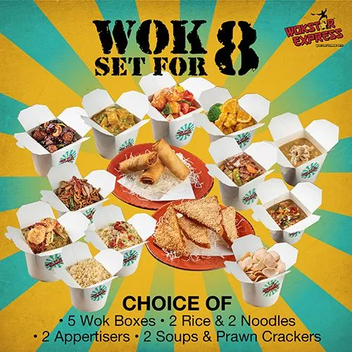 Wok Set for 8-10
