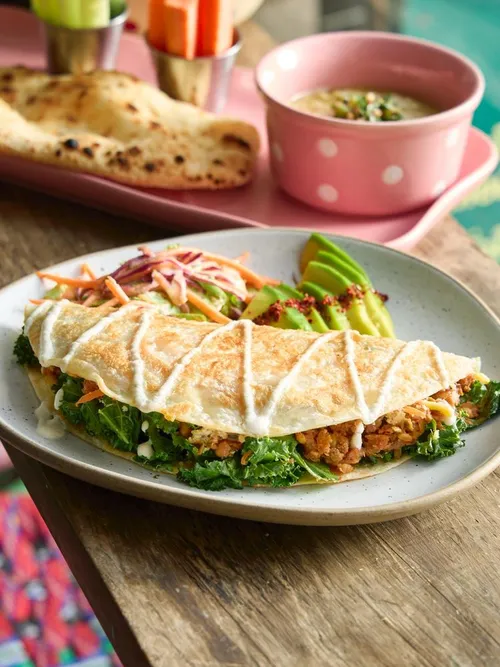 Lentil Quesadillas