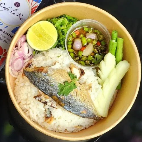 Rice Mixed With  Mackerel fish