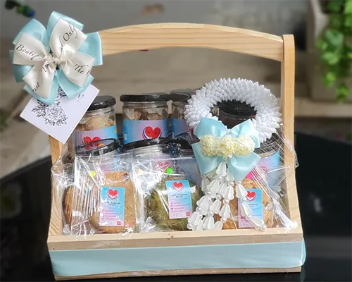 Cookiebasket set + Garland Bow style