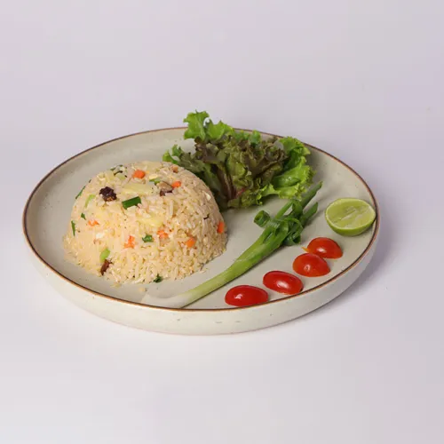 ข้าวผัดมังสวิรัติ